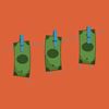 Illustration: banknotes on a clothesline